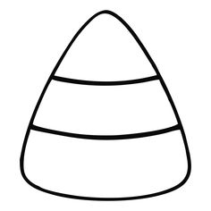 a black and white drawing of a cone