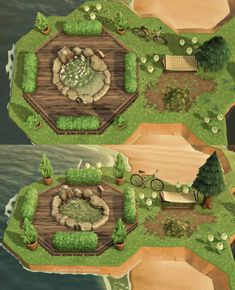 Cottagecore Animal Crossing, Wooden Path, Animal Crossing Funny, Path Design