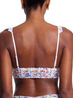 Indulge in all day comfort in our soft Supima® cotton bralette. Lace straps, trim, and underband complement gently supportive padded cups! Women's sleepwear, lingerie and more, from Hanky Panky. Cotton Bralette, Padded Bralette, Women's Sleepwear, Lace Straps, Supima Cotton, Sleepwear Women, Flower Crown, Bralette, Lingerie