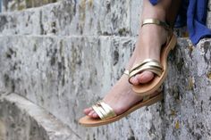 Midsummer leather sandals, women gold summer sandals, Greek handmade sandals by NikolaSandals on Etsy https://www.etsy.com/listing/289377779/midsummer-leather-sandals-women-gold Sandals Greek, Leather Handbags Handmade, Leather Sandals Handmade, Genuine Leather Sandals, Mens Leather Sandals, Women Platform Shoes, Handmade Sandals, Beautiful Sandals, Leather Flip Flops