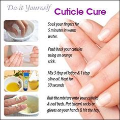 Proper cuticle care can help promote healthy nail growth. How To Get Pretty Hands, Peeling Cuticles, Around Nails, Nail Growth Tips, Nail Care Diy, Dry Cuticles, Natural Nail Care, Cuticle Care, Nagel Tips