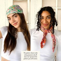 A unique, eco-friendly spin on a timeless design, this Sari Chic Bandana is crafted from repurposed sari fabric and can add just the right amount of pizazz to any ensemble. Style it as a head scarf, around your neck, or even on your four-legged pal! Thoughtfully crafted from repurposed Sari textiles; each piece is one-of-a-kind with its own colors and patterns. Sustainably handmade by women artisans in India & Bangladesh. Guerrilla Girls, Kantha Sari, Earring Box, Sari Fabric, Fashion Hair Accessories, Grad Gifts, Branded Gifts, Cotton Scarf, Women Artisans