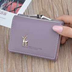 Main Material: PUOrigin: CN(Origin)Wallet Length: ShortItem Weight: 0.11KGLining Material: PolyesterItem Height: 9cmMaterial Composition: pu leatherPattern Type: Animal PrintsStyle: FashionModel Number: B445 leather women walletInterior: Interior Slot PocketInterior: Coin PocketInterior: Photo HolderInterior: Card HolderItem Width: 3.2cmGender: WOMENItem Length: 10cmClosure Type: HaspWallets: Standard WalletsFeature1: Women's WalletFeature2: Fashion walletFeature3: leather WalletFeature4: small Mini Wallets For Women, Small Leather Wallet, Cute Wallets, Cheap Handbags, Wallets For Women Leather, Wallet Pattern, Short Wallet, Coin Wallet, Ladies Clutch