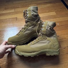 New Mens Danner Gtx-8 Boots Real Nice Boots Brand New Oil And Slip Resistant Unfortunately I Do Not Have The Original Package But They Are 100% New Mens Size 13 Pet And Smoke Free Home Fast Shipping Nice Boots, Tactical Boots, Boot Brands, Cool Boots, Tan Brown, Boots Men, Size 13, The Original, Men's Shoes