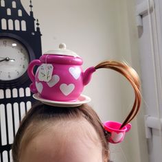 Crazy hair day teapot 🫖 #crazyhairday Kids Hair Clips, Hair School