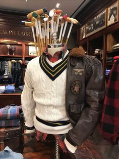 Sweater Outfits Men, Adrette Outfits, Leather Flight Jacket, Rugby Fashion, Ralph Lauren Menswear