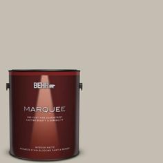 BEHR MARQUEE Stain-Blocking Matte Interior Paint and Primer is our most advanced interior paint - delivering high-performance one-coat coverage with every color in the exclusive MARQUEE Interior One-Coat Color Collection. Expressing yourself with exactly the colors you want has never been easier. The MARQUEE Interior One-Coat Color Collection offers an extensive palette of colors in both classic and contemporary hues. One-coat coverage means achieving the look you want in less time. Your new loo Behr Marquee Paint, Flat Exterior, Behr Premium Plus, Behr Marquee, Paint Keys, No More Drama, Hidden Colors, Matte Paint, Flat Paint