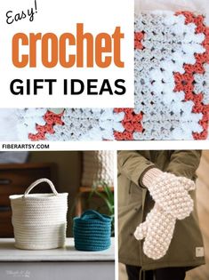 crochet gift ideas with text overlay