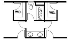 the floor plan for a two bedroom apartment with an attached bathroom and living room area