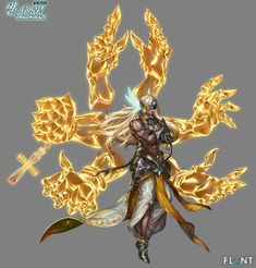 God Concept Art Character Design, Demi God Character Design, Gods Character Design, Superhero Art Oc, Light Character Design, Dragon Blaze, Dragon God, Dungeons And Dragons Classes