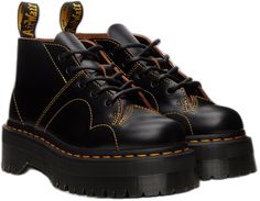 Black Church, Dr Martens Black, Dr. Martens, Quad, Leather Boots, Clothing Accessories, Outfit Accessories, For Women, Boots