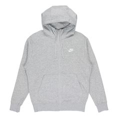 Grey Nike Sweater, Nike Club Fleece Outfit, Hoodies Nike, Nike Clothes Mens, Fleece Outfit, Gray Hoodies, Clothes Wishlist, Nike Tech Fleece, Nike Sweater