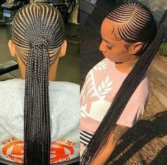 Trending Cornrows, Big Cornrows Hairstyles, Big Cornrows, Cornrow Styles, Cornrows Hairstyles, Trendy We Fryzurach, Braided Ponytail Hairstyles