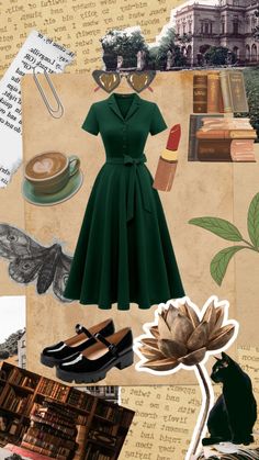 That's a feeling. 

One essential item is here on my link THE MARY-JANE SHOES <3 Vintage Green Dress, Jane Shoes, Mary Jane Shoes, Vintage Wallpaper, Green Dress, Mary Janes, Vintage Dresses, Green