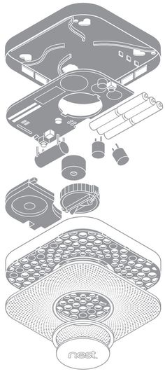 an image of some type of electronic device that is in the process of being cut into pieces