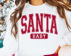 All material will come either ash white or white, unless you ask for a different color material Craft Clothes, Retro Santa, Silhouette Christmas, Winter Svg, Shirt Sublimation, Christmas Crafting, Sublimation Christmas, Hello Winter, Shirt Bag