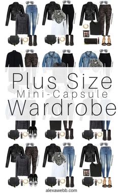 Plus Size Fall Capsule Wardrobe, Modest Plus Size Fashion, Alexa Webb, Plus Size Fall