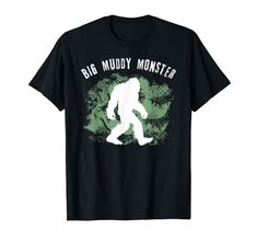 a bigfooty monster t - shirt with the words'big muddy monster'on it