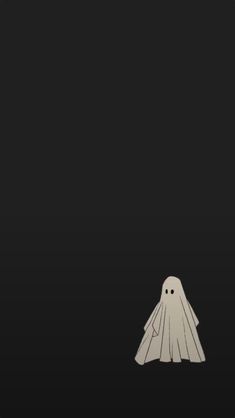 the ghost is standing alone in the dark