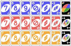 the numbers and symbols are arranged in different colors, including blue, yellow, green, red