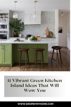 green kitchen island ideas that will wow you