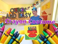 Crayon Hat, Costume For Teachers, Book Parade, Crayon Costume, Happy Birthday In Spanish, Teacher Costumes, Daily Schedule Template, Box Costumes, School Safety