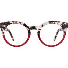 Librarian meets style star in these chic round glasses. The glossy hand-polished acetate eyeglasses is a nod to a cat-eye shape without going all the way there. The look is available in a wide range of colors and looks great as glasses and sunglasses. | Zenni Women's Cat-Eye Prescription Eyeglasses Pink Plastic Horn Rimmed Glasses Women, Horn Rimmed Glasses, Prescription Glasses Frames, Round Eyeglasses Frames, Diamond Face Shape, Eye Prescription, Stylish Eyeglasses, Rim Design, Zenni Optical