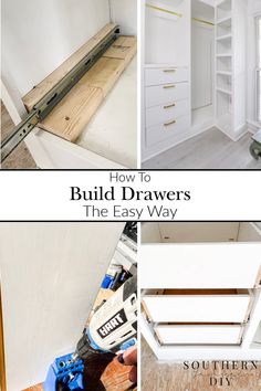 how to build drawers the easy non scary way