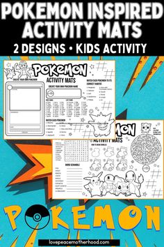 Keep your kids entertained and learning with our Pokémon activity mats for kids! Perfect for any Pokémon fan, these mats feature fun puzzles, mazes, coloring sections, and matching games that combine play and education. Ideal for use as a Pokémon birthday party activity, a fun addition to playdates, or just a creative afternoon at home. Easy to download and print, these activity mats bring excitement and adventure to any setting. Pokemon Activity, Pokémon Birthday Party, Pokemon Names, Fun Learning Games, Pokémon Birthday, Birthday Party Activity, Pokemon Birthday Party, Name Pictures, Birthday Party Activities