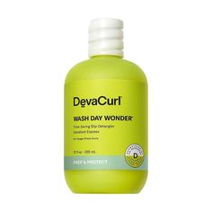 DevaCurl Wash Day Wonder is a time-saving slip detangler designed to effortlessly melt away tangles and knots in your curls. Featuring a unique Tangle-Release Complex, this lightweight formula provides smooth glide and hydration, making detangling a breeze. With its no buildup formula, it keeps your hair clean and ready for styling, ensuring a smooth wash day experience. Diva Curl, Diva Hair, Hair Clean, Wash Day, Deva Curl, Clean Hair, Moisturizing Shampoo, Styling Cream, Deep Conditioner