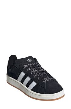 adidas Campus 00s Sneaker (Women) | Nordstrom Adidas Campus 00s, The Tongue, Adidas Campus, Suede Sneakers, Soft Suede, Adidas Women, Me Too Shoes, Womens Sneakers, Nordstrom