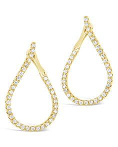 Some days, you can’t get enough sparkle in your outfit. Those are the days you’re going to need a piece of jewelry that can really bring the bling -- like these CZ studded drop earrings! Shaped like delicate teardrops, these earrings are studded with CZ stones to ensure that you’ll shine brightly no matter where you go. Materials: 14K gold, 14K rose gold, ﻿or﻿﻿ rhodium plated brass, cubic zirconia Features: 1" drop, 1mm CZ stones, Lead & Nickel free, post back Free Post, Gold Drop Earrings, Rose Gold Earrings, Cz Stone, Rhodium Plated, Cubic Zirconia, Gold Bracelet, Gold Necklace, Matter