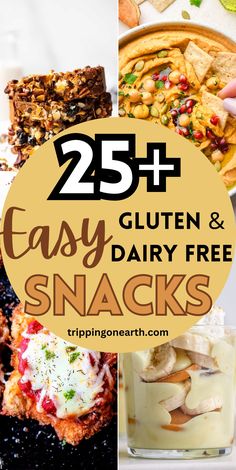 25+ Easy Gluten And Dairy Free Snacks Gf Df Party Food, Gluten Free Snack Recipes Easy, Glutton Free Snacks, Gluten Free And Dairy Free Snacks, Gluten Free Recipes Snacks, Non Dairy Snacks, Dairy Free Gluten Free Snacks, Gluten Free Snacks Store Bought, Dairy Free Snack Ideas