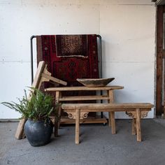 Asian Primitive Bench - Bench - Hello Norden Primitive Bench, Console Table Modern, Reclaimed Wood Console Table, Reclaimed Wood Beams, House Beautiful Magazine, Wood Seating, Rustic Console Tables, Wooden Console Table, Wooden Console