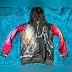 Kumali “New Beginnings” Custom Printed Hoodie Rare Mens Size Small :::Only A Few Of These Made Printed From A Awesome Painting By Kumali Has A Hidden Zipper Stash Pocket On The Armpit Dont Miss Out On This One! (See More Of His Art At Https://Kuhmali.Com/ :::::) This Item Is Brand New Cool Paintings, New Beginnings, Hidden Zipper, Hoodie Print, Black Red, Custom Print, Men Sweater, Black And Red, Man Shop