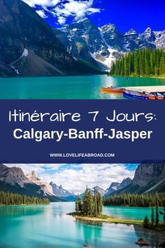 the 7 - day itinerary in calgary - banff - jasperr