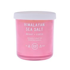 Himalayan Sea Salt DW Home Scented Candles - TET7016/TET7021 – DW Home Candles Dw Candles, Candles Trends, Sea Salt Candle, Pink Sea Salt, Himalayan Sea Salt, Bath N Body Works, Bath Body Works Candles, Cute Birthday Ideas, Pink Sea