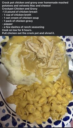 a plate with macaroni and cheese on it