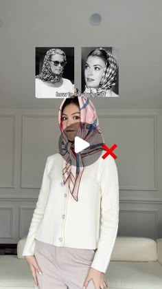 Business Lady, Instagram Thoughts, Old Hollywood Style, Chic Scarves, Scarf Tie, How To Wear A Scarf, Hollywood Style, Couture Mode, Kendo