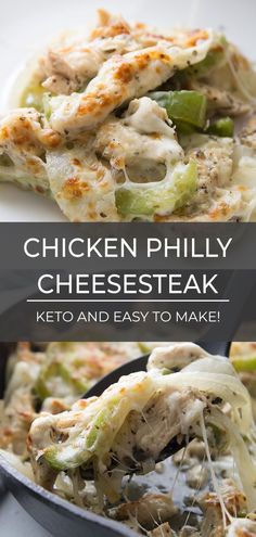 chicken phily cheesesteak is an easy and delicious meal