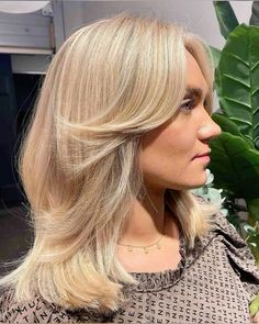 Blonde Highlights Mid Length, Light Brown Hair With Blonde, Brown Hair With Blonde, Hair With Blonde Highlights, Brown Hair With Blonde Highlights, Short Layers, Hair Haircuts, Short Hair Haircuts, Face Hair