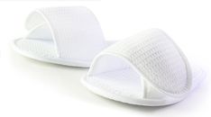 Blank white slippers for adults and kids. Adult unisex items comes with three selection open toe, closed toe, and adjustable open toe. Kids unisex selection is open toe, and closed toe. Enjoy these hotel collection disposable white waffle slippers at your home or guesthouse for your visitors. Perfect way of having a set of slippers at home to walk around. Our stock is here in Orange County, California. Enjoy free sipping in the United States. Get as many as you want they are in stock ad ready to White Non-slip Slide Slippers, Waffle Slippers, Slippers Wedding, Spa Slippers, White Slippers, Wedding Party Gifts, Orange County California, Kids Slippers, Hotel Collection