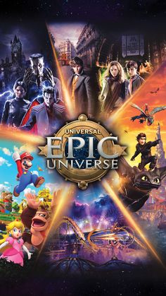 #universal #universalstudios #universalorlando #universalorlandoresort #universalepicuniverse #epicuniverse #themepark #themeparks #tickets #resort #travel #vacation Epic Universe Orlando, Disney Gif, Universal Orlando Resort, Orlando Resorts, Islands Of Adventure, 2025 Vision, Disney World Trip