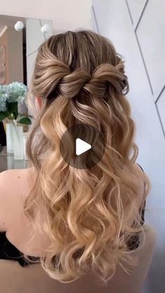 Long Hippie Hair, Long Hair Ponytail Styles, Half Up Wedding Hair, Long Hair Ponytail, Hair Bun Tutorial, Hair Upstyles, Hippie Hair, Hair Tutorials For Medium Hair, Hair Ponytail Styles