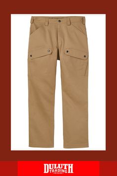 Duluth’s strongest work pants ever – withstands 4X more abrasion than classic cotton canvas with off-the-charts rip resistance. Straight Leg Cotton Work Pants For Outdoor Activities, Straight Leg Cotton Work Pants For Outdoor, Straight Leg Cotton Cargo Pants For Outdoor Work, Outdoor Cotton Work Pants With Hip Pockets, Cotton Straight Leg Work Pants For Outdoor Activities, Cotton Straight Leg Cargo Pants For Outdoor Work, Cotton Work Pants With Side Pockets For Outdoor, Outdoor Work Pants With Patch Pockets, Outdoor Cotton Work Pants With Patch Pockets