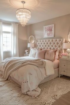 Teenage Bedroom Ideas Girl, Beige Room Bedroom, Beige And Pink Bedroom, Bedroom For Teenage Girl, Preppy Room Ideas Bedrooms, Teenager Room Ideas, Teenager Bedroom Girl, Bedroom Ideas Beige, Teenage Room Ideas