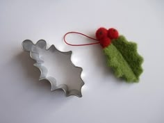 Diy Felt Christmas Ornaments, Felt Crafts Christmas, Felted Wool Crafts