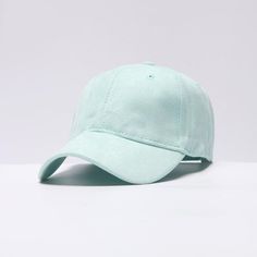 Bunny Suede Baseball Cap Suede Fabric, Honeydew