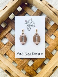 These earrings are perfect for football fans, no matter what team you're rooting for! These football earrings are simple enough to go with all your game day apparel but still add that cute finishing touch to your outfit. Sensitive ears? No worries! These earrings are made with nickel-free, hypoallergenic posts.  If you have any questions, please reach out! Football Earrings, What Team, Football Fans, Sensitive Ears, Game Day, Clay Earrings, Jewelry Earrings Dangle, Dangle Drop Earrings, Dangle Earrings