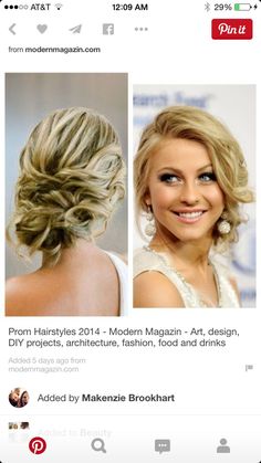 Hair For Prom Wedding Hairstyles Side, Messy Bun For Short Hair, Inexpensive Wedding, Hair Styles 2014, Side Swept, Pinterest Hair